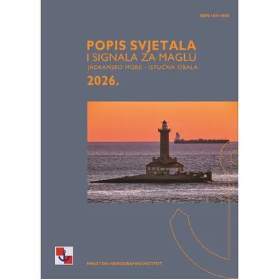  POPIS SVJETALA I SIGNALA ZA MAGLU, Jadransko more – istočna obala, 2020 