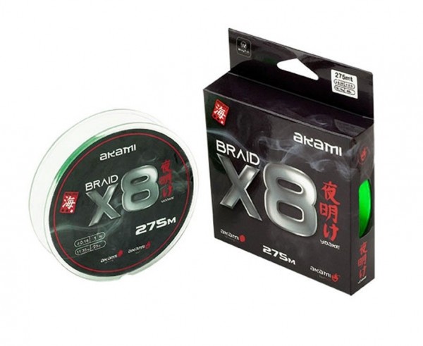 Akami  X8 Yoake Upredenice Green 275